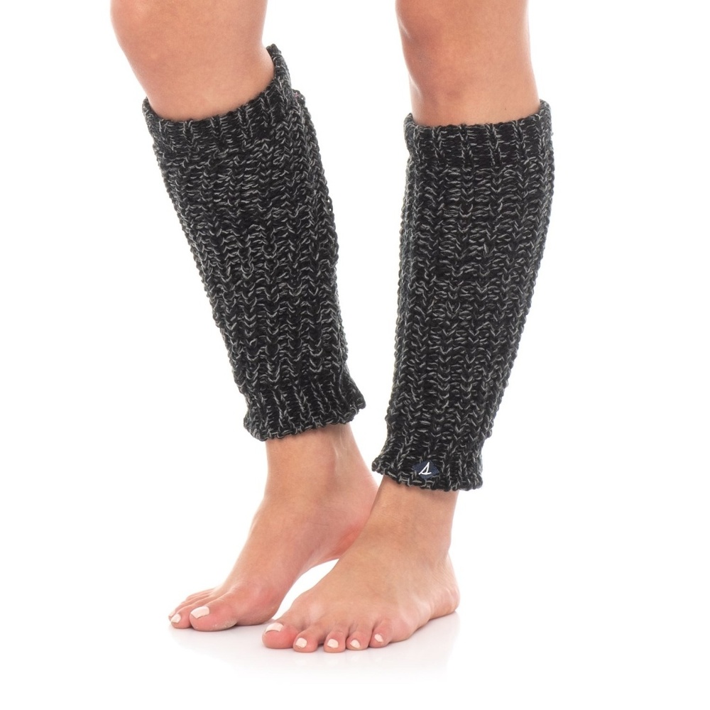 Sperry Leg Warmers Knit Gray w/ Logo